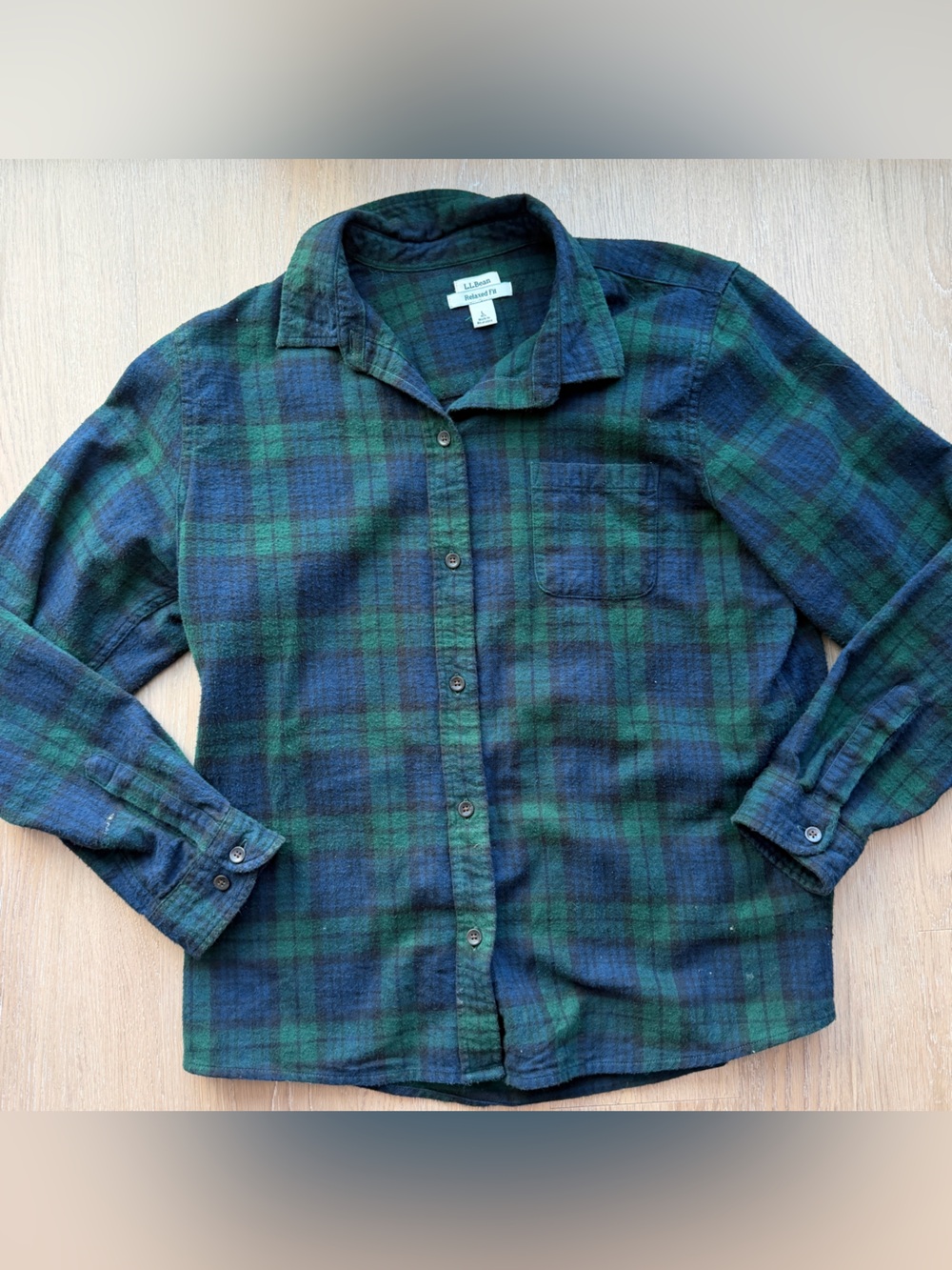 LL Bean cotton flannel